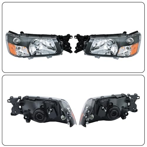 Headlight Headlamp Assembly Driver and Passenger Side Replacement for Forester