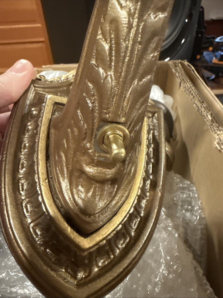 Art Deco Style Flame Sconces (quantity 3)