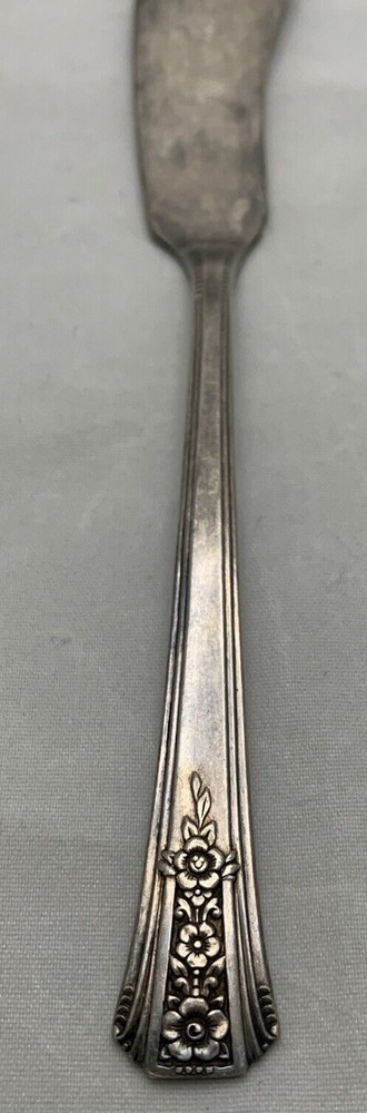 Oneida Community Butter Knife Silver Silverplate Flatware Tudor Plate Fortune