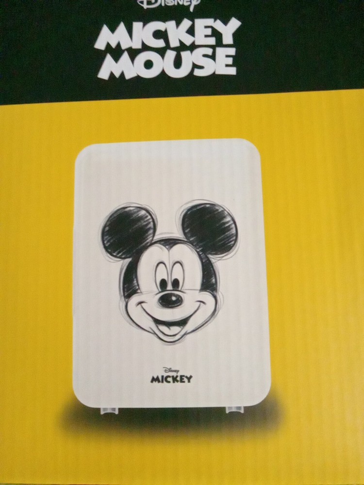 Mickey Mouse 6 Can Mini Fridge New