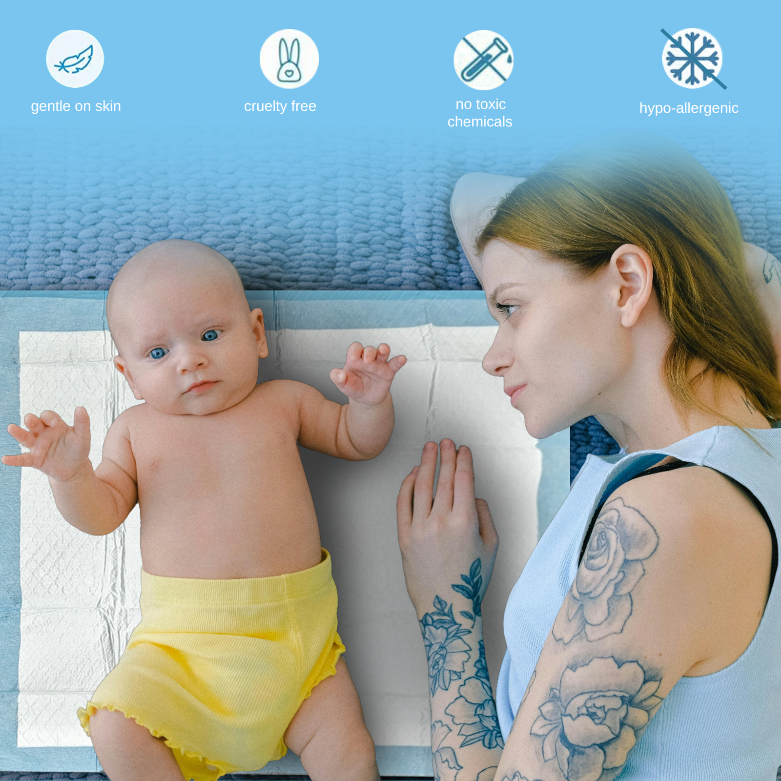 Disposable Underpads 23'' X 36'' Pee Pad ULTRA Absorbent Bed Incontinence Covers