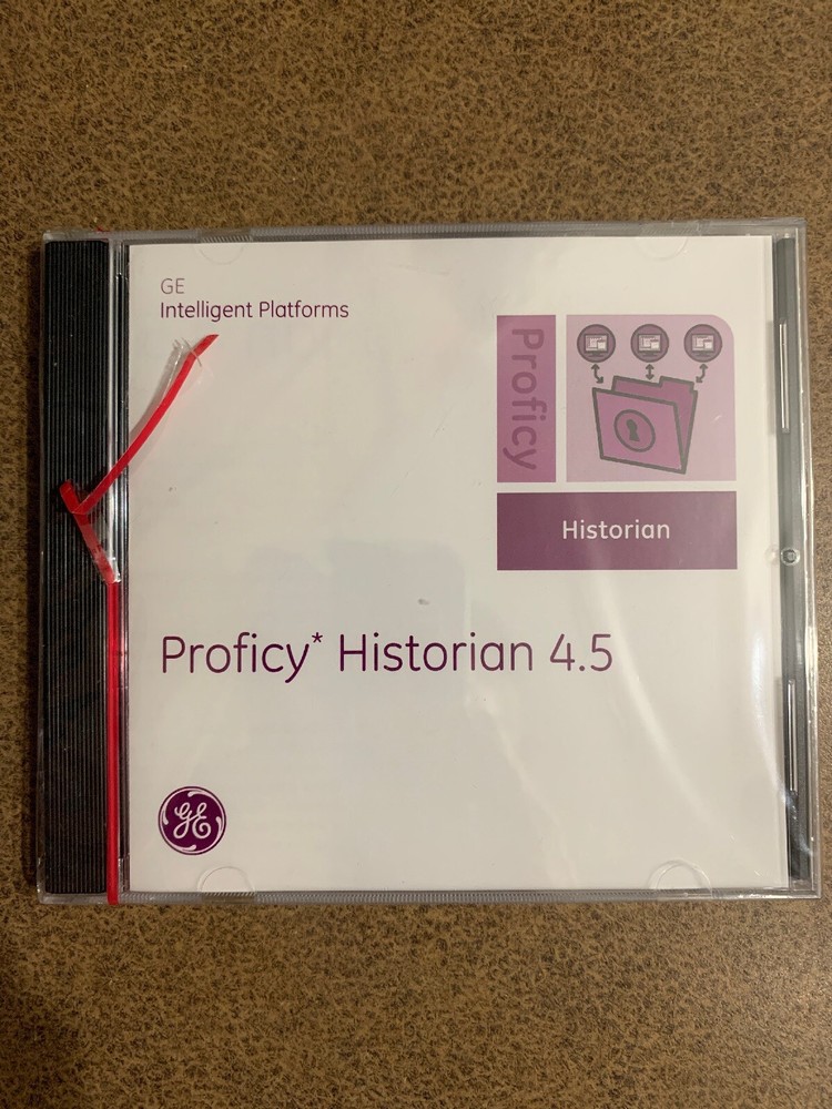 NEW SEALED GE PROFICY HISTORIAN 4.5 SOFTWARE