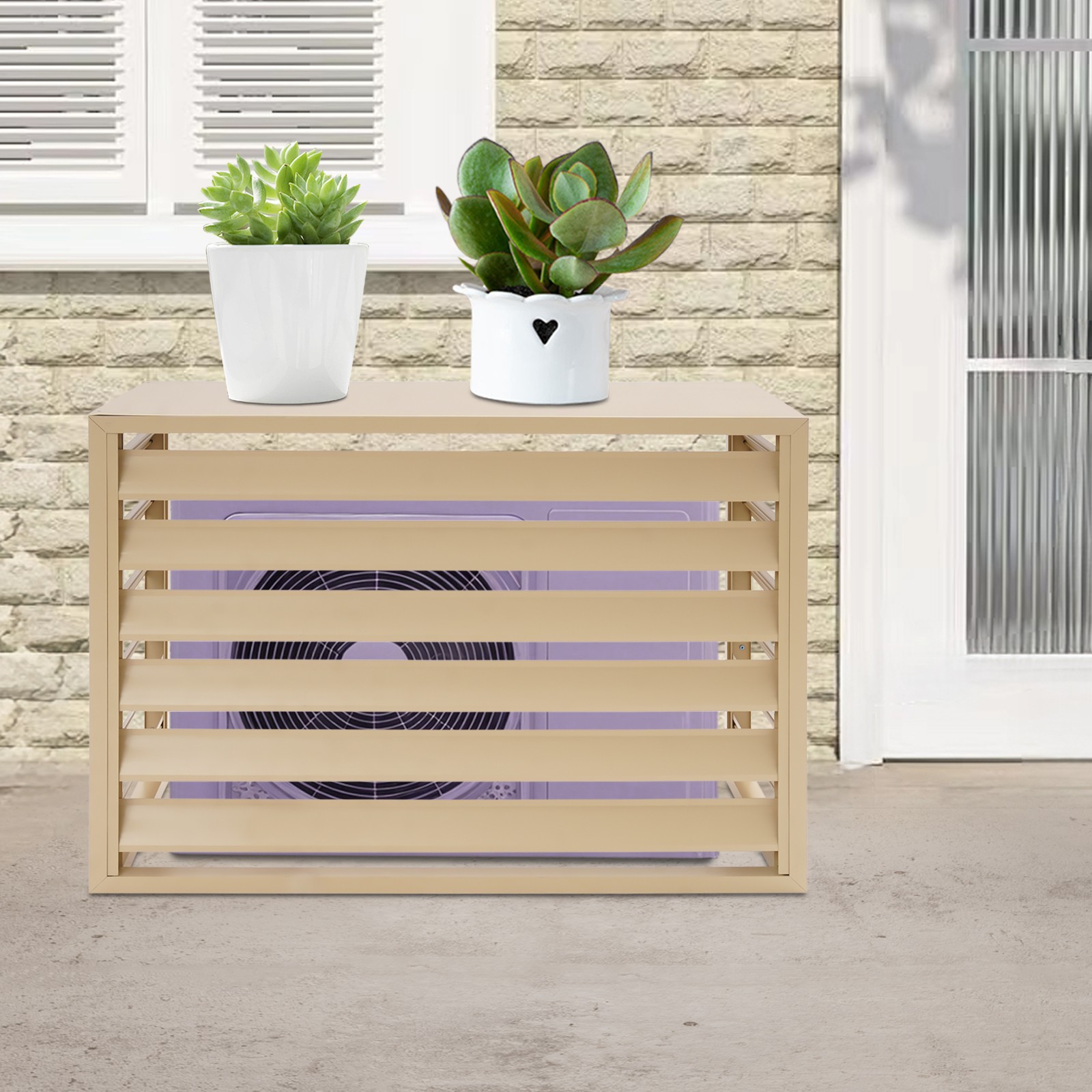 Air Conditioner Fence Screen Privacy Fence Air Conditioning Cover 100*50*70cm