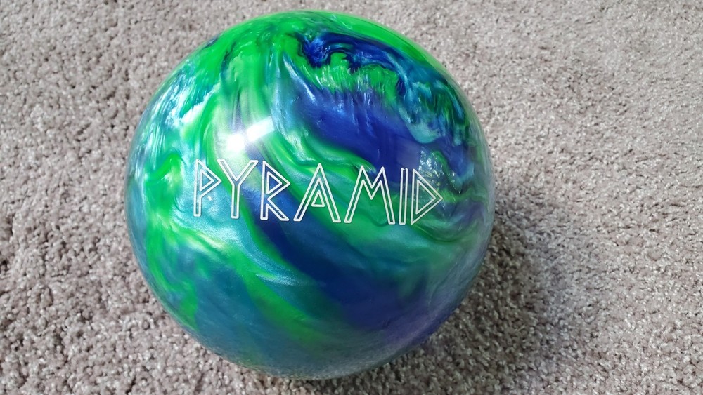 Pyramid PATH Polyester Bowling Ball 14 lbs Pre-Drilled
