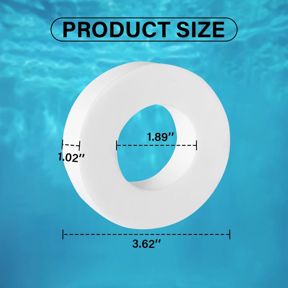 TESHITVLOG Climbing Foam Ring, Replacement for Dolphin Robotic Pool White