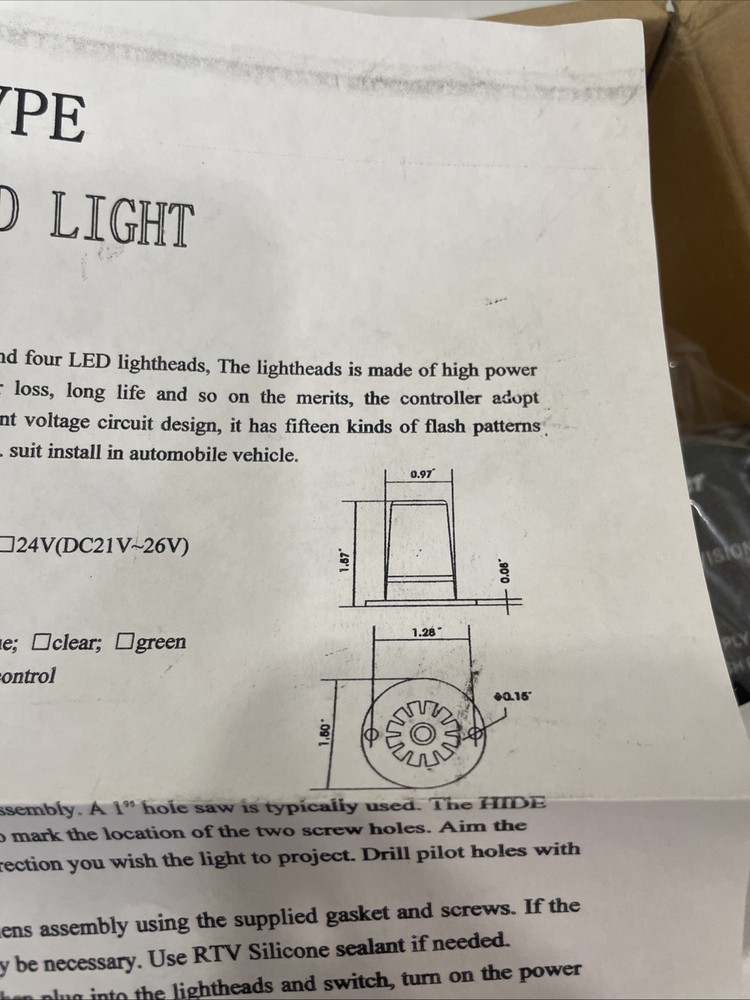 speedtech lights LTE-37B/LED