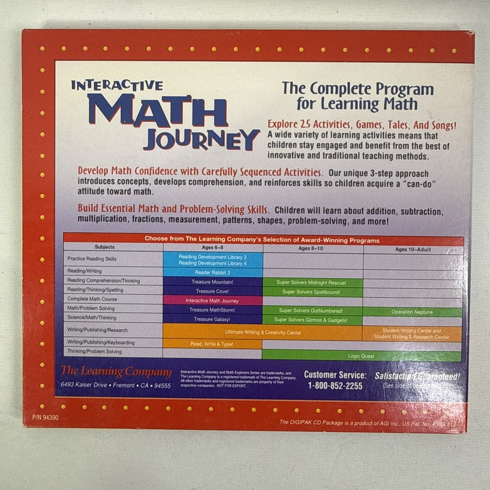 Interactive Math Journey PC CD-ROM R36