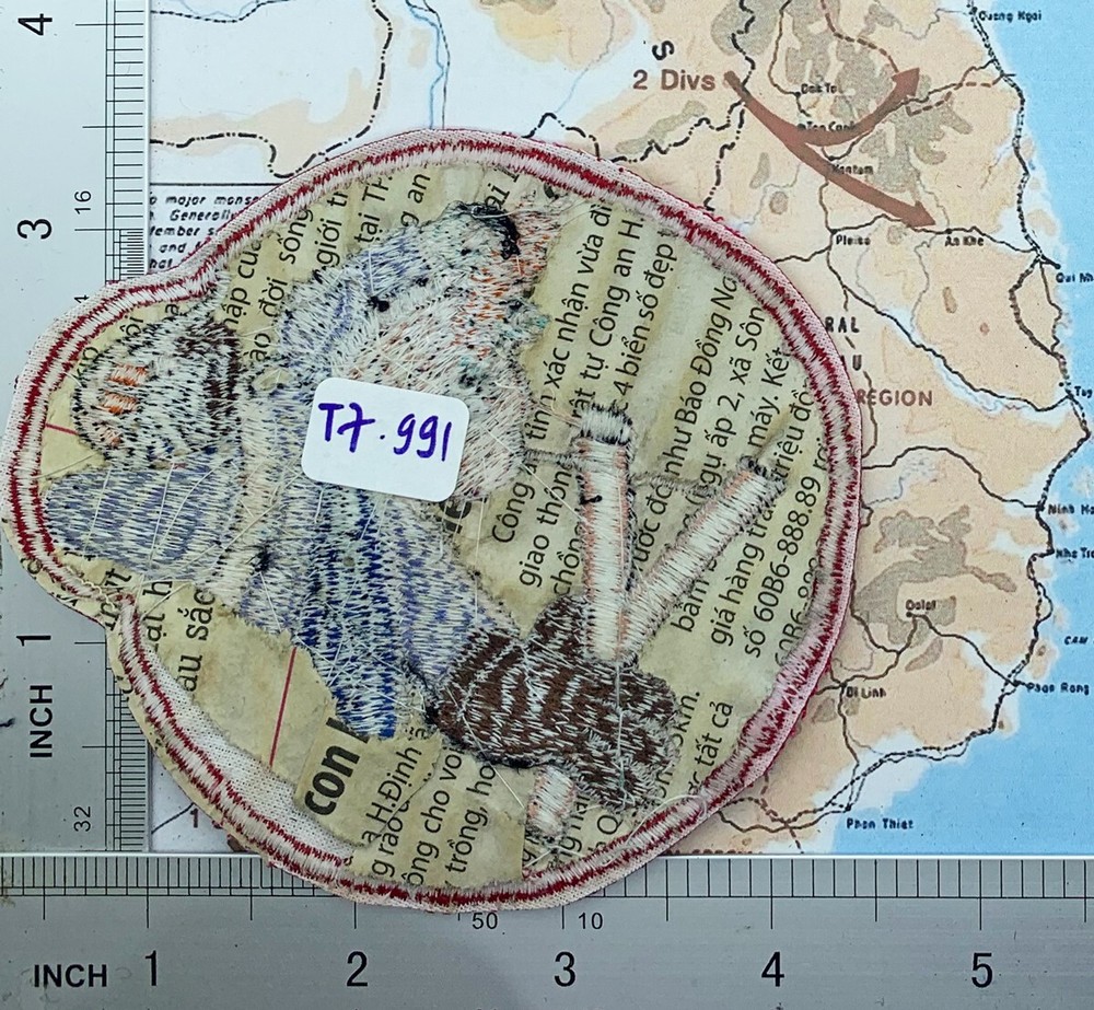 patch , USAAF USAF 450th Bomb Squadron Disney Bully Flight Patch , t7-991