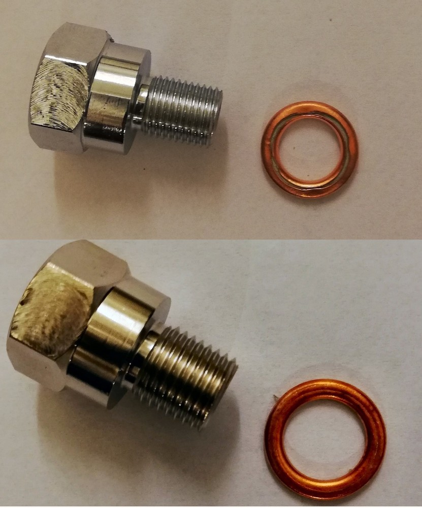 Compression Tester Spark Plug Adaptors 10 and 12 mm