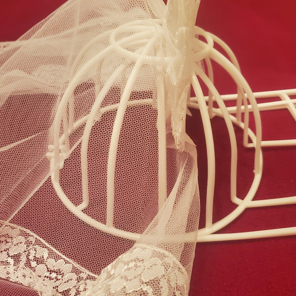 Vintage White Communion Veil
