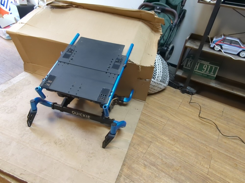 Quickie Access Manual Wheelchair Frame Blue