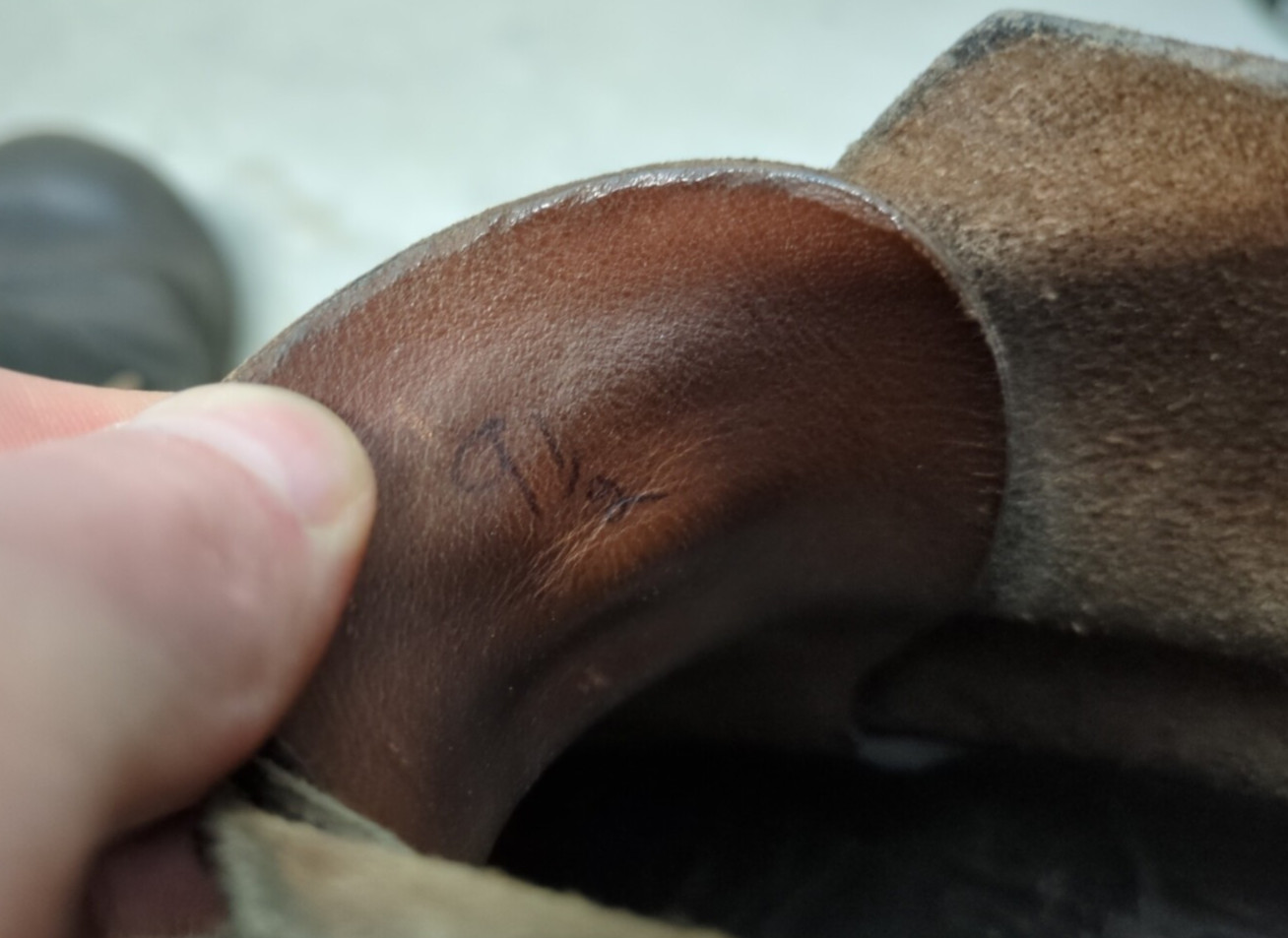 Vintage C&D Jarnagin Civil War Repro Brown Leather Brogan Shoes US Men Size 9.5