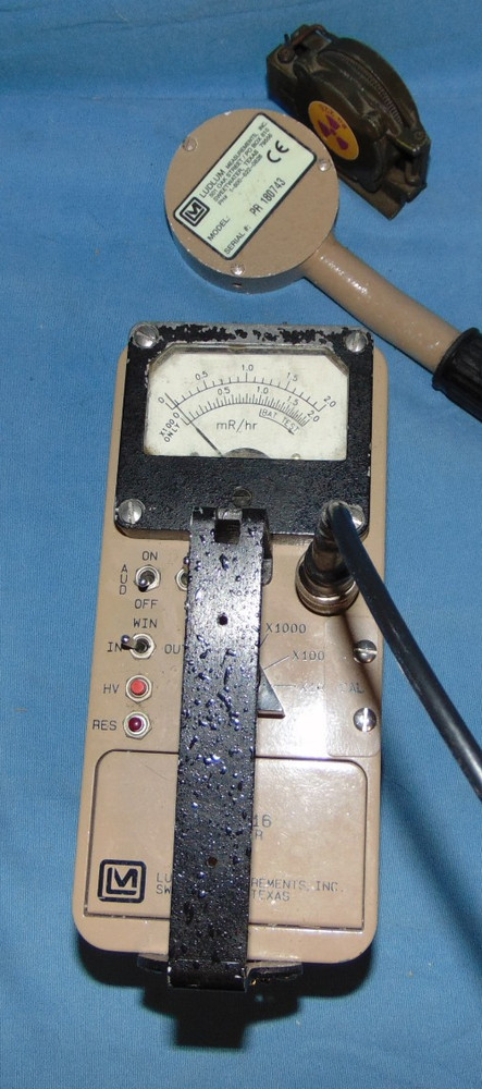 Ludlum 16 Analyzer Radiation Meter Geiger