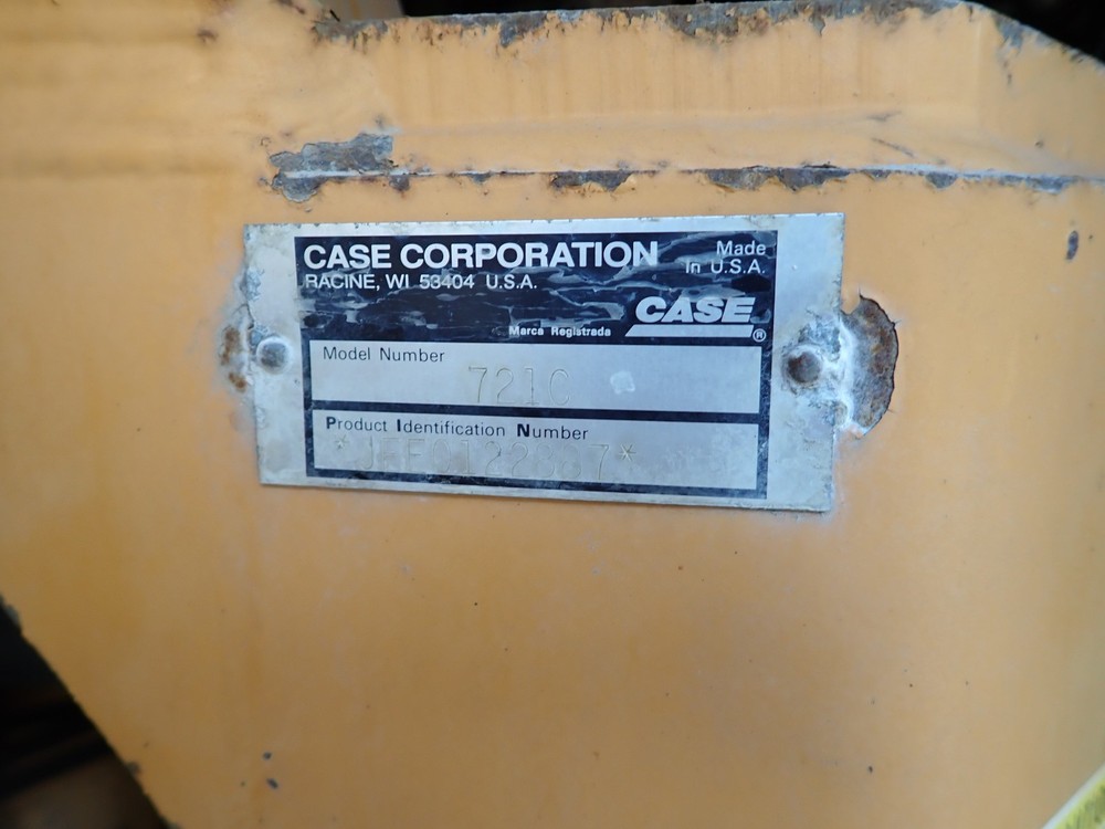 Case 721C Wheel Loader ACS Quick Attach CONSTRUCTION FORKS 60"