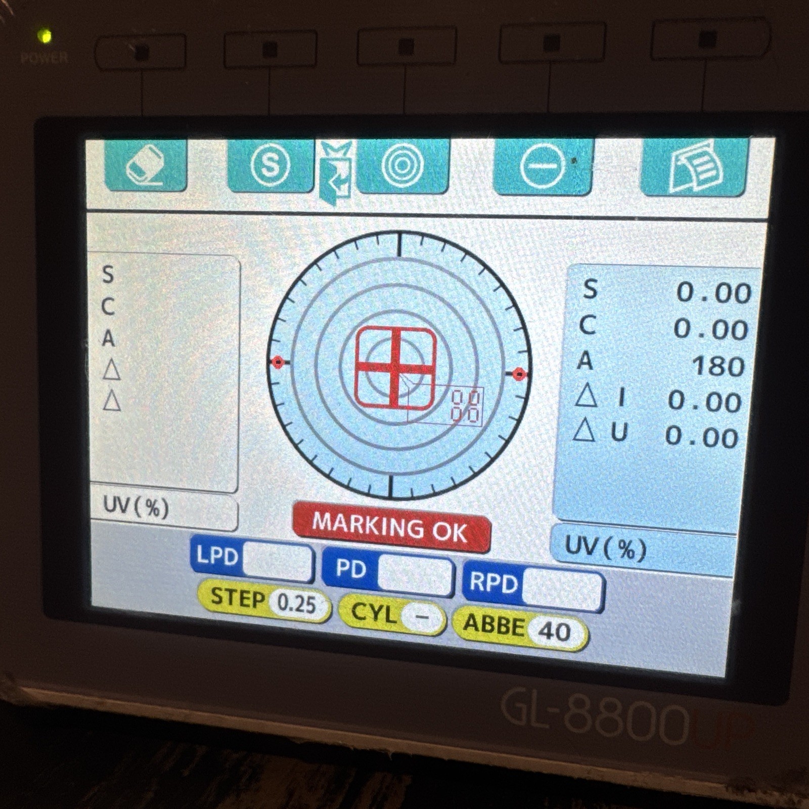 Grand Seiko GL-8800UP Auto Lens Meter Unit Ophthalmology Inspected May 2025