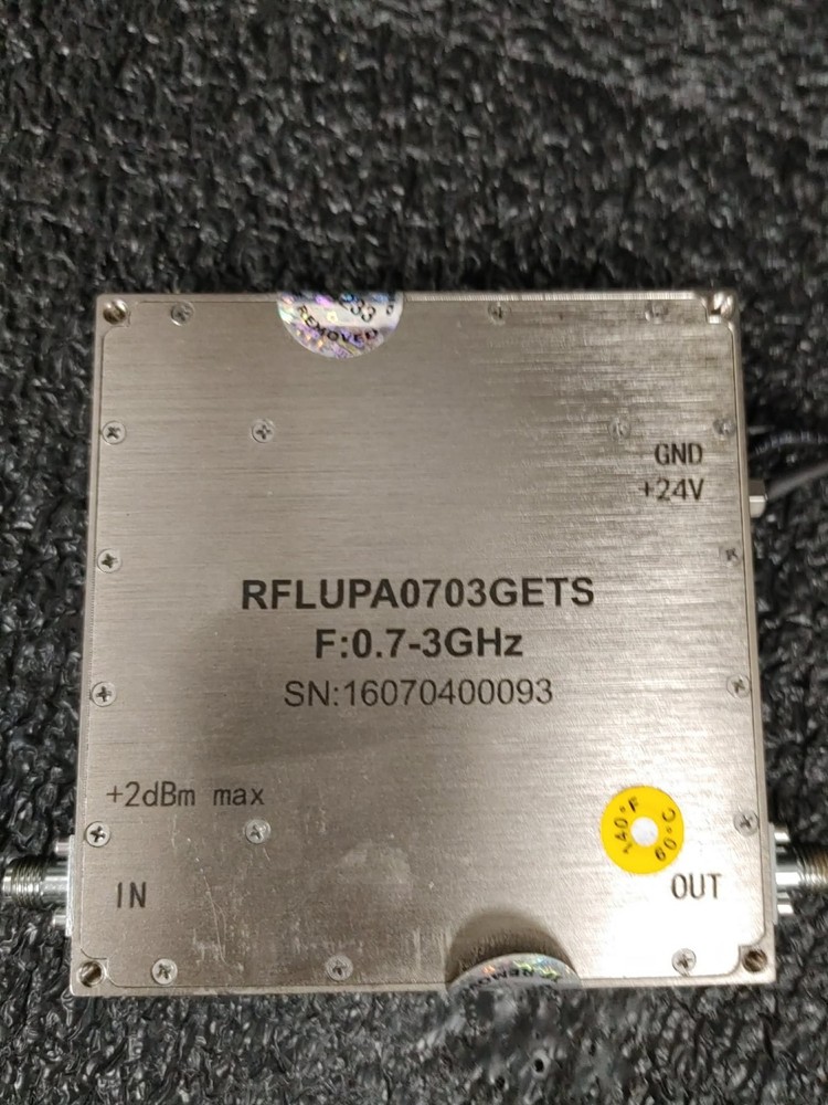 RF Lambda RFLUPA0703GETS 7W ACPR Wideband 41dB Linear Power Amplifier 3GHz 50ohm