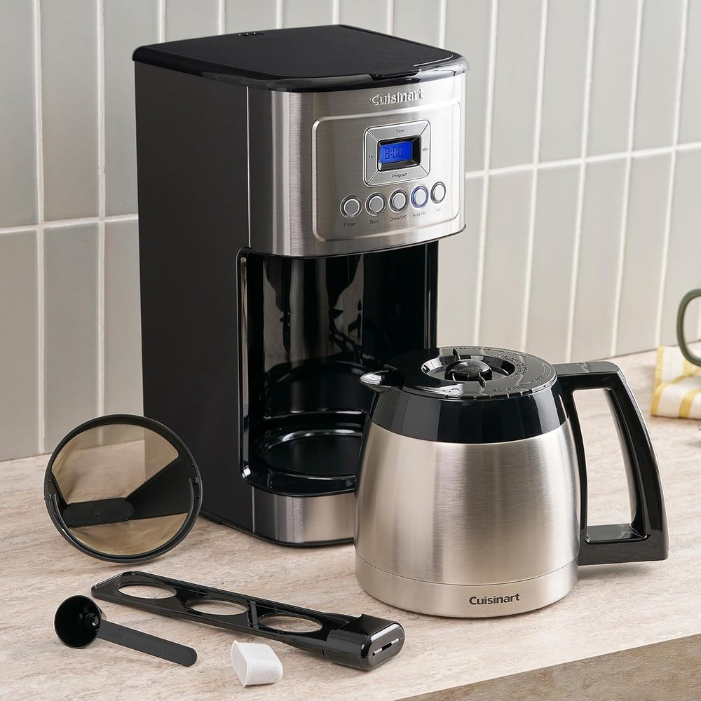 12-Cup Coffee Maker, Programmable PerfecTemp Thermal Carafe Coffee Machine