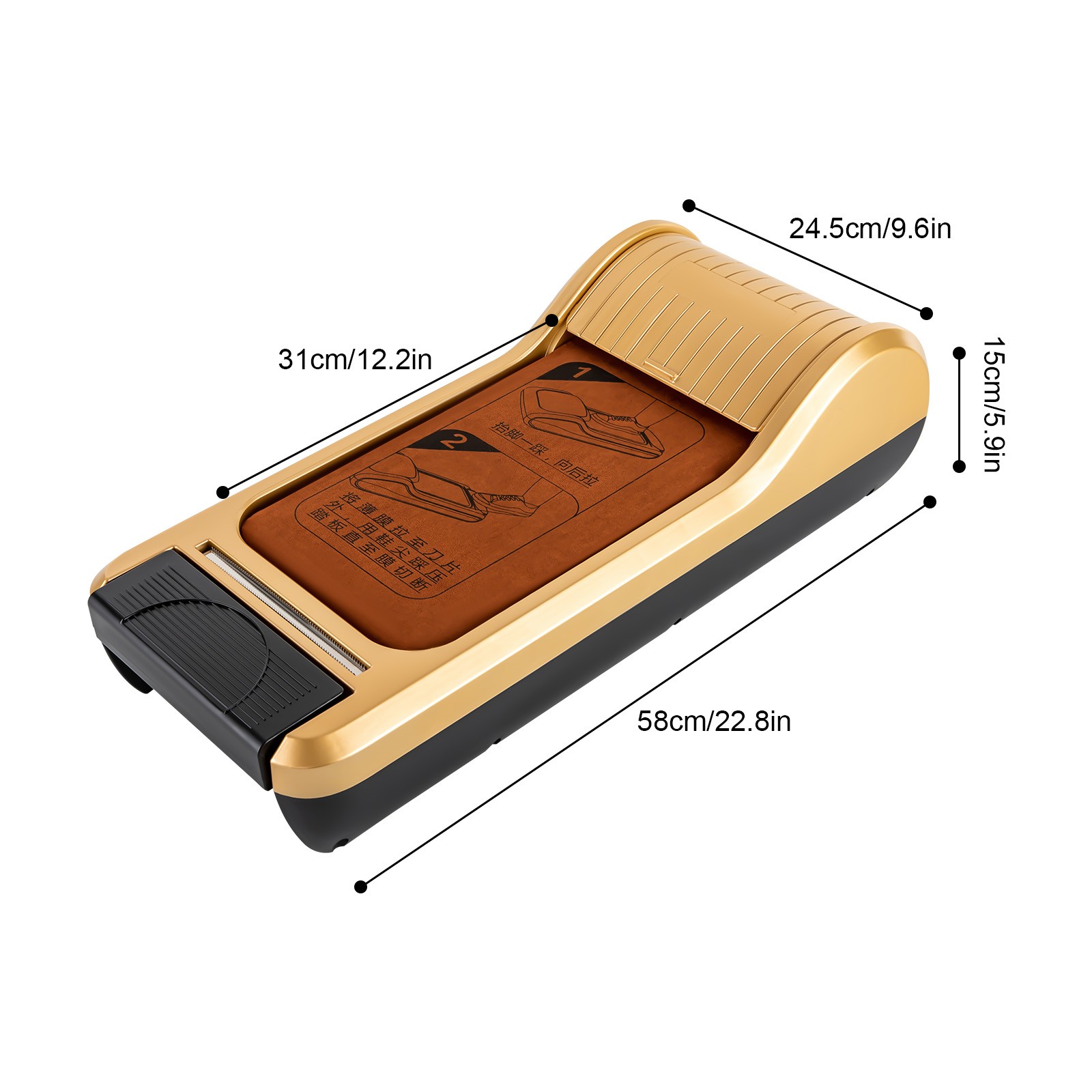 Shoe Film Machine Automatic Shoe Cover Dispenser Step-on 1 Roll of Film Portable