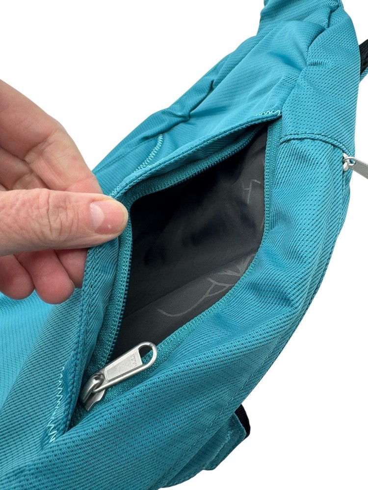 Merrell Shoulder Sling Bag Backpack Lightweight Packable Turquoise Blue Daypack