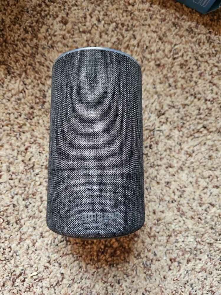 Amazon Echo (2nd Generation) Smart Assistant - Charcoal Fabric