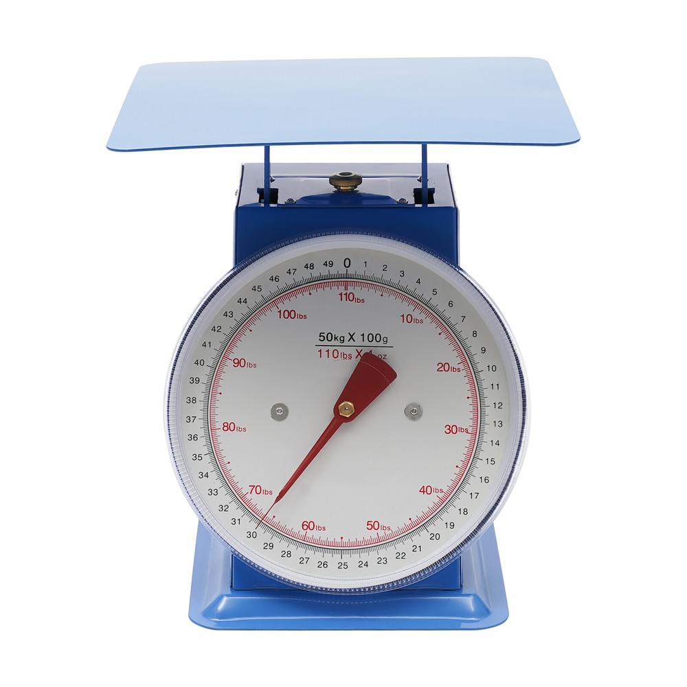 110-LBS Heavy Duty Mechanical Kitchen Scale with Large Dial & Durable Design