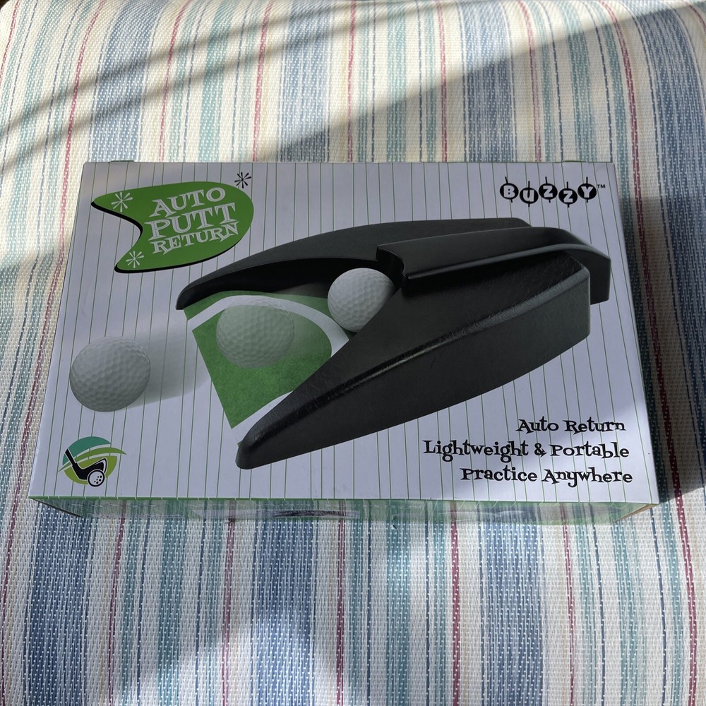 Buzzy Auto Putt Return Device NEW Lightweight Practice Golf  Putting