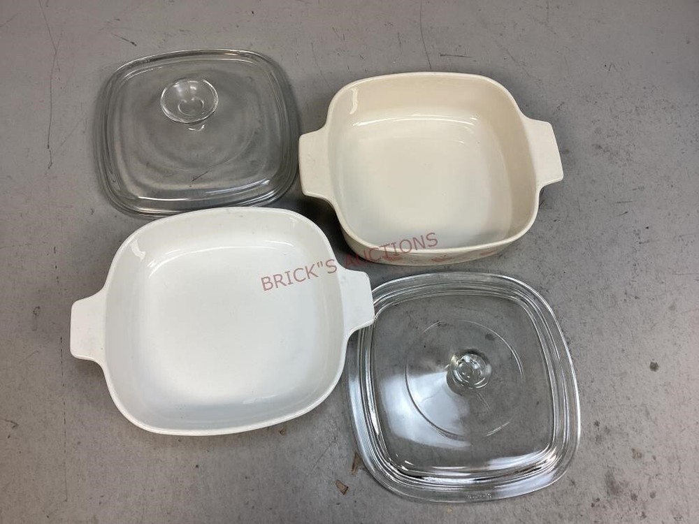 Corning Ware Covered Dishes