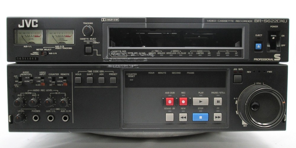 JVC BR-S622DXU S-VHS Recorder/Player Editing Deck