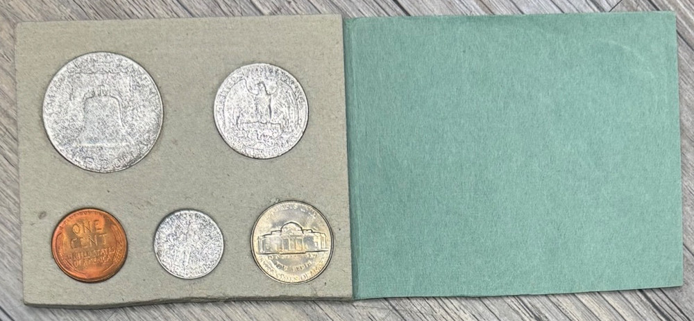 1954 P&D US Mint Uncirculated 90% Silver Partial Double Mint Set 10 Coins Total
