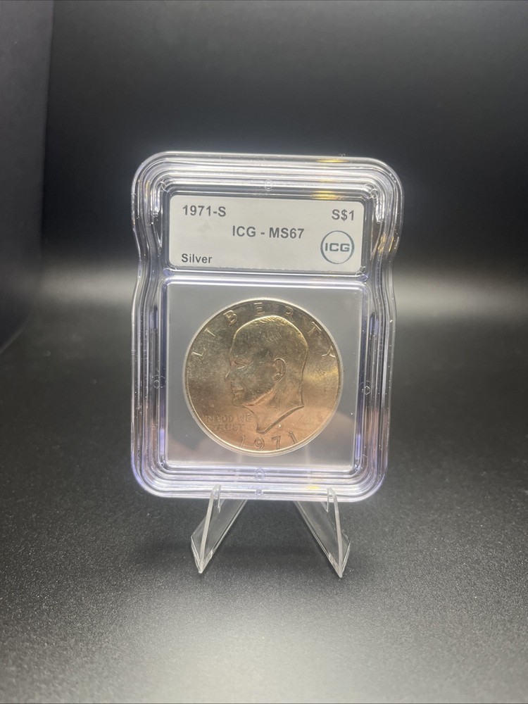 1971-S Eisenhower Dollar Silver MS67 ICG