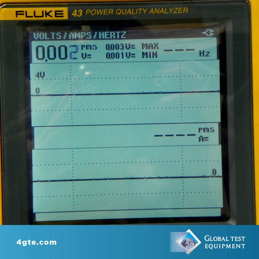 Fluke 43 Power Quality Analyzer, Accessories and Case