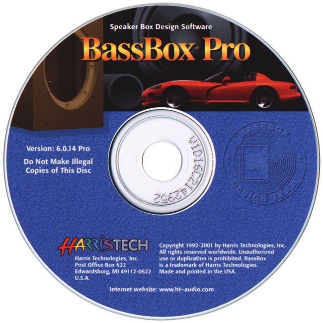BassBox 6 Pro Software CD-ROM