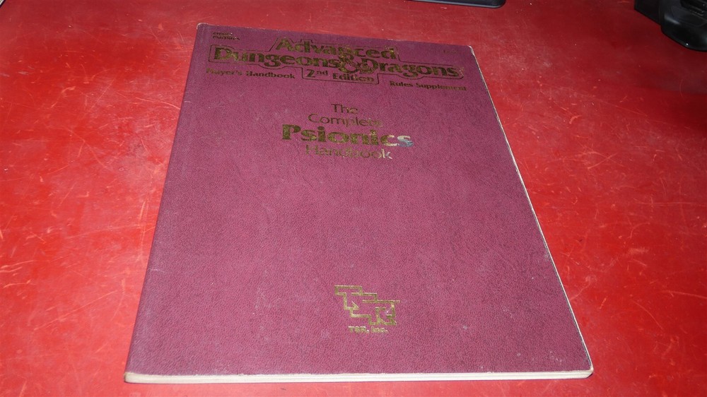 TSR AD&D PHBR5: The Complete Psionics Handbook