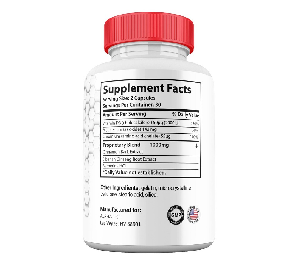 Alpha TRT Capsules for Men, Maximum Strength Formula, AlphaTRT (1 Pack)