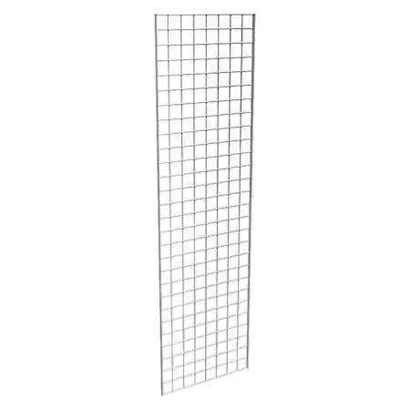 ECONOCO P3GW27 Wire Grid Panel 2 ft. x 7 ft., Chrome, 3PK