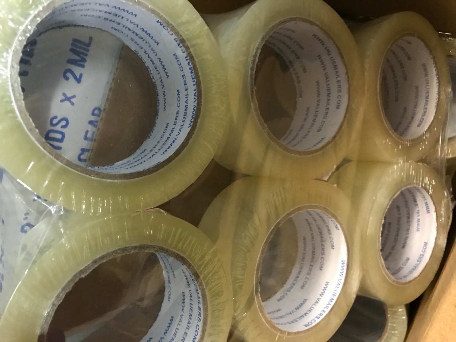 Tape Premium Carton Sealing Rolls 2 mil Packing Moving Box Tapes 2"x110 or 2"x55