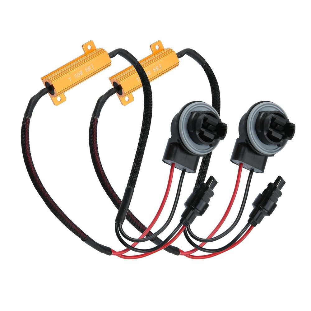 Wire LED Resistor Canceler Error Decoder 3157 S Harness Rear Turn Signal Bulb