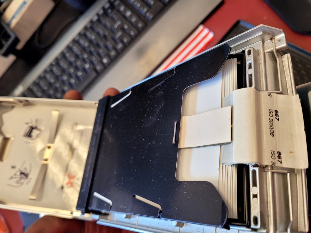 Nikon PFX 4X Microscope Shutter Format Adapter w/ Built-In Polaroid Camera (C261