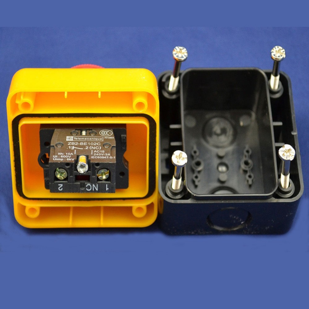 Red Button 660V Sign Push Top Switch Emergency Quality Stop