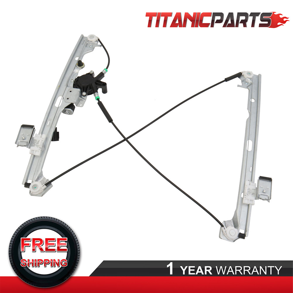 Front Driver Window Regulator Assembly For 2007-2014 Chevy Silverado GMC Sierra