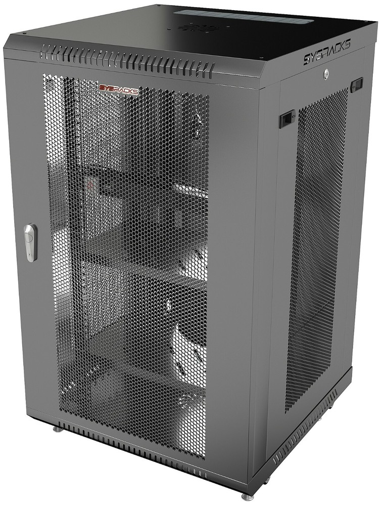Server Rack 18U Wall Mount Cabinet Locking Networking Data Enclosure VENTED Door