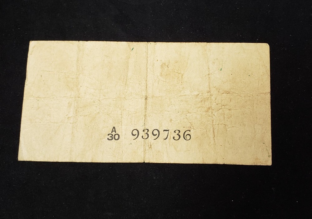 1942 British Ceylon 25 Cent Note P44a King George VI