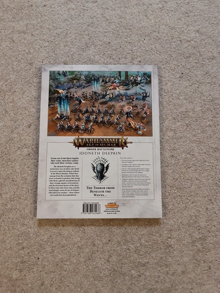 Warhammer Age of Sigmar Idoneth Deepkin Battletome Hardback
