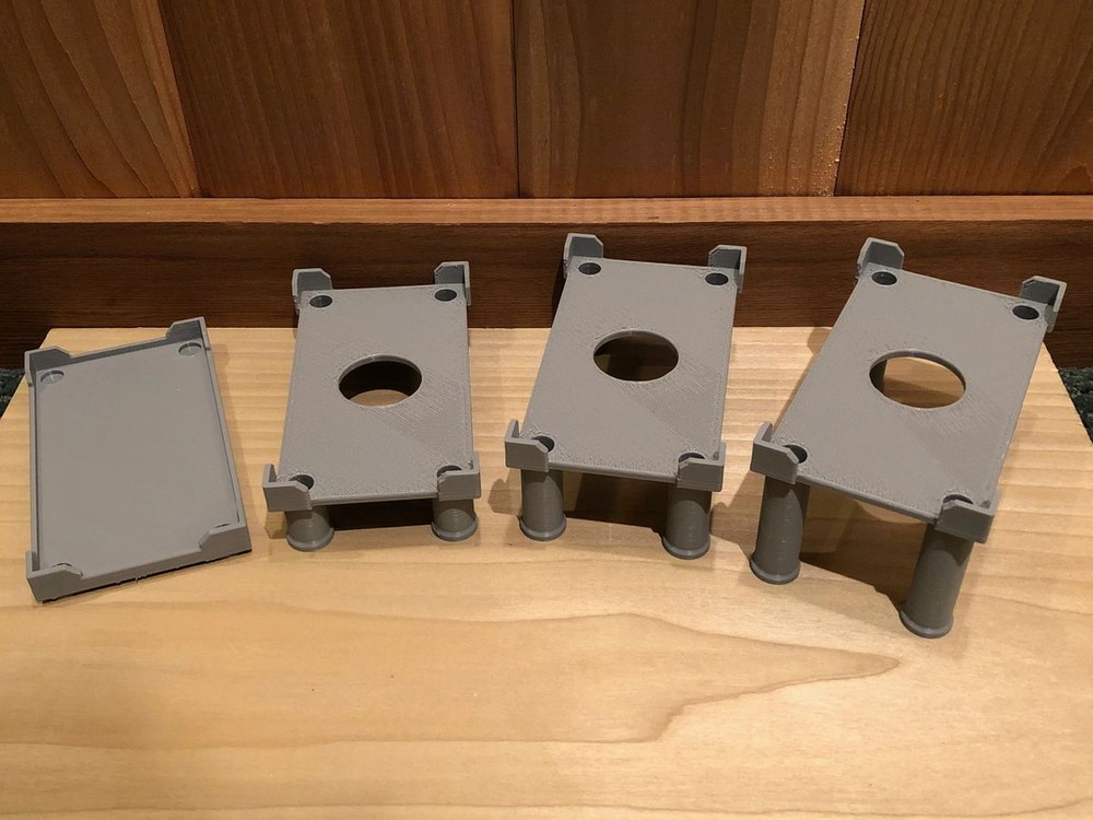 Flower Frame and Risers 122.5mm x 67mm