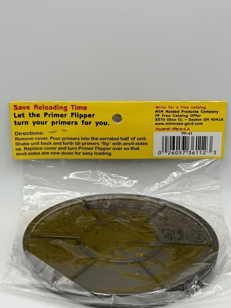Case-Gard Primer Flipper Turns Primers Same Side Up U.S.A. Made!