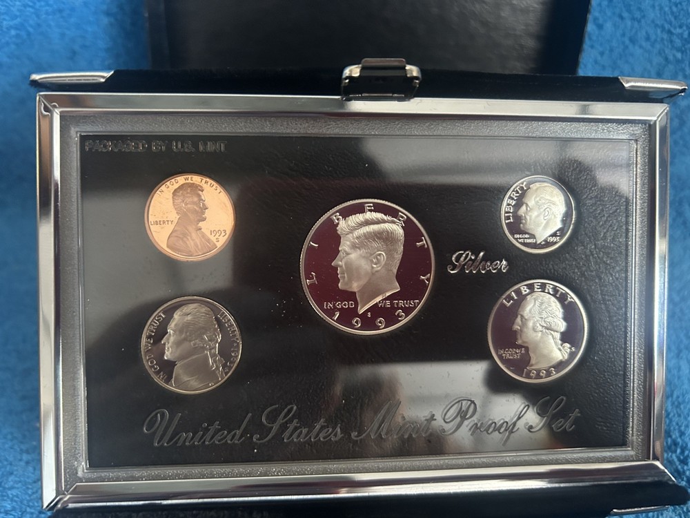 1992 thru 1995 U.S. Mint Premier Silver Proof Sets OGP /COA