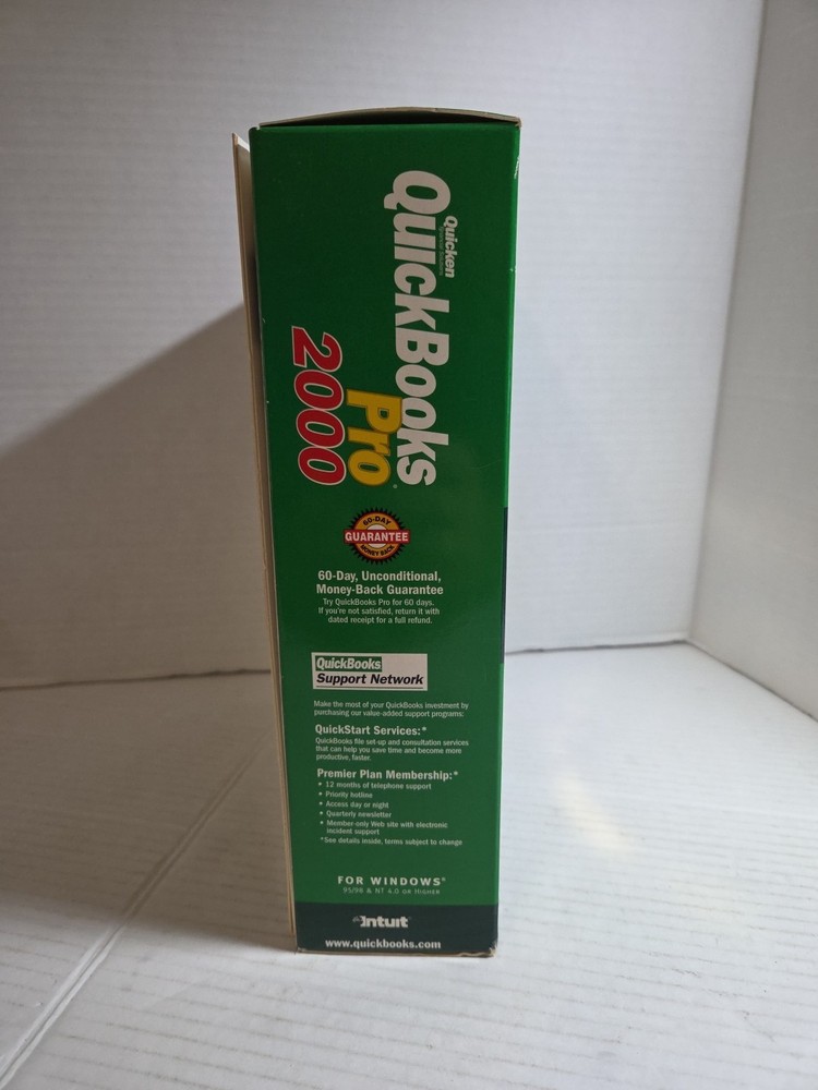 Quickbooks Pro 2000 for Windows 95/98 Quicken Financial Services Software