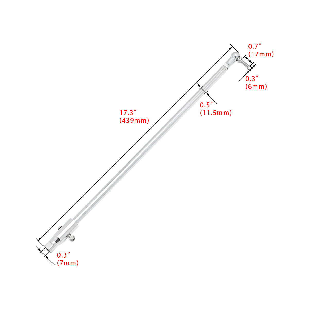 FOR 2014-LATER HARLEY SPORTSTER XL883 XL1200 FORWARD CONTROLS BRAKE LINKAGE ROD
