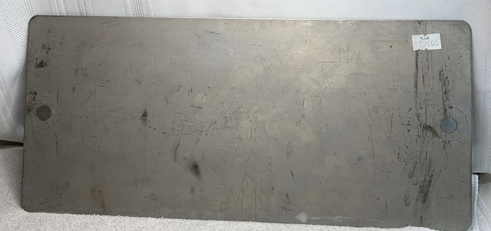 Metal Instructional Measurement Plate