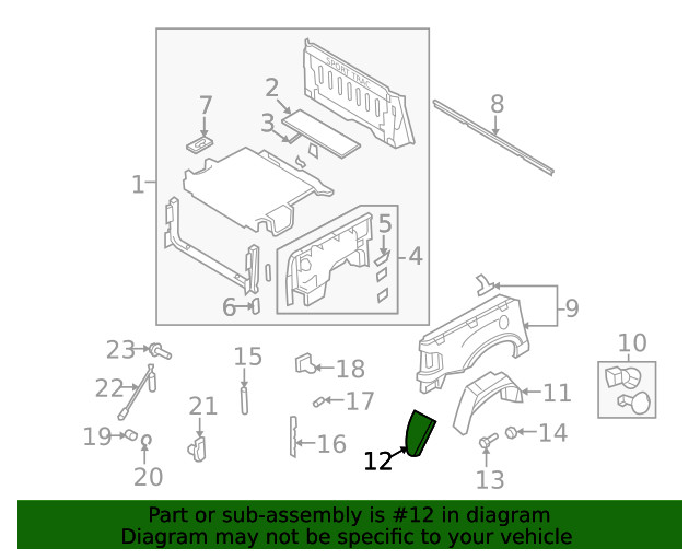 Genuine Ford Splash Shield 8A2Z-7828370-A